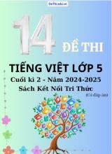14 Đề thi Tiếng Việt lớp 5 cuối kì 2 sách Kết Nối Tri Thức năm 2024-2025 (Có đáp án chi tiết)
